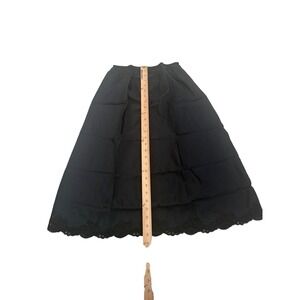 Lot of 5 Petticoat Slip Skirt Lace Trim Beige Vintage  27 Inches length XS